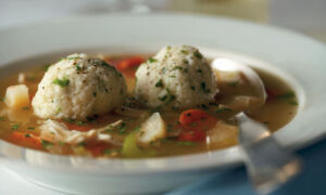 A Jewish New Year Favorite: Chicken Soup With Herbed Matzo Balls