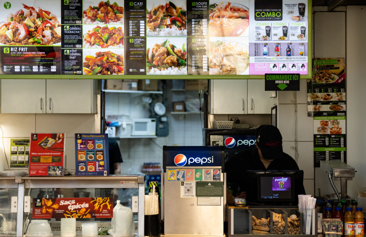A fast food restaurant in Montreal in a file photo. (The Canadian Press/Christinne Muschi)