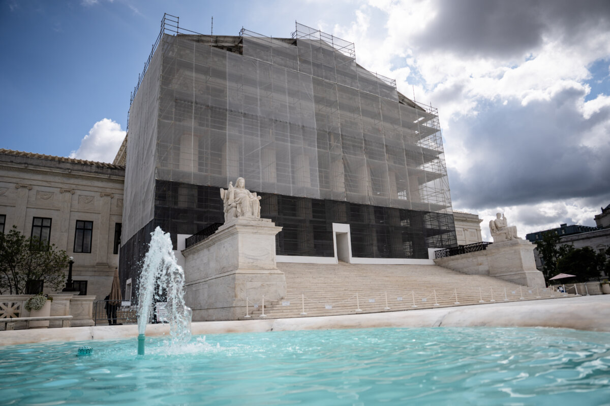 The Supreme Court in Washington on Sept. 11, 2025. (Madalina Kilroy/The Epoch Times)