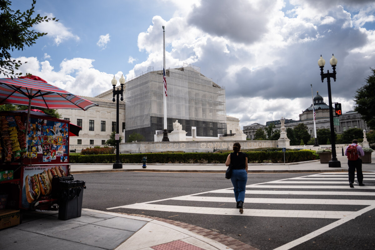 The U.S. Supreme Court in Washington on Sept. 11, 2025. (Madalina Kilroy/The Epoch Times)
