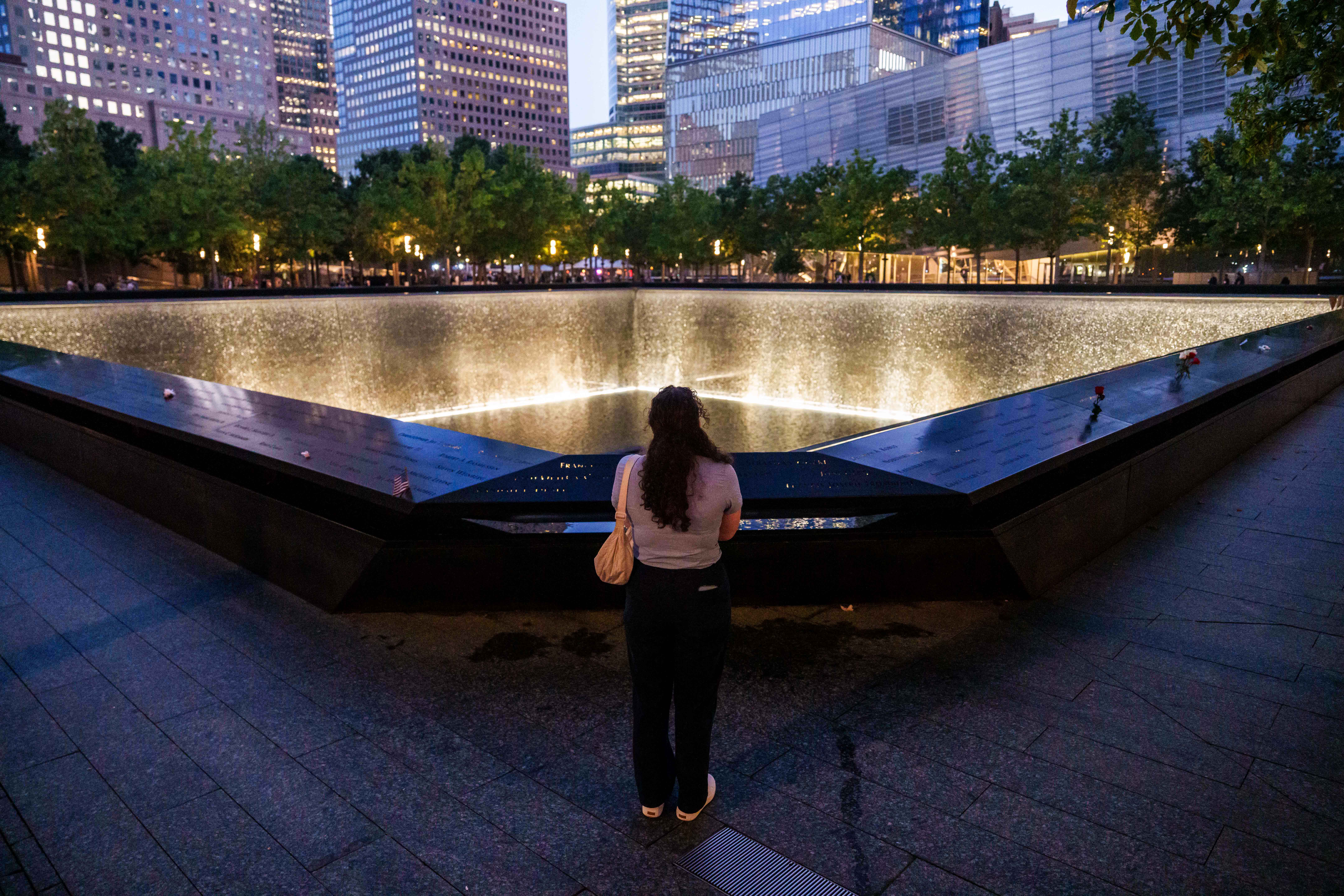Day in Photos: Sept. 11 Anniversary, Pro-Independence March in Spain, and Painted Fields