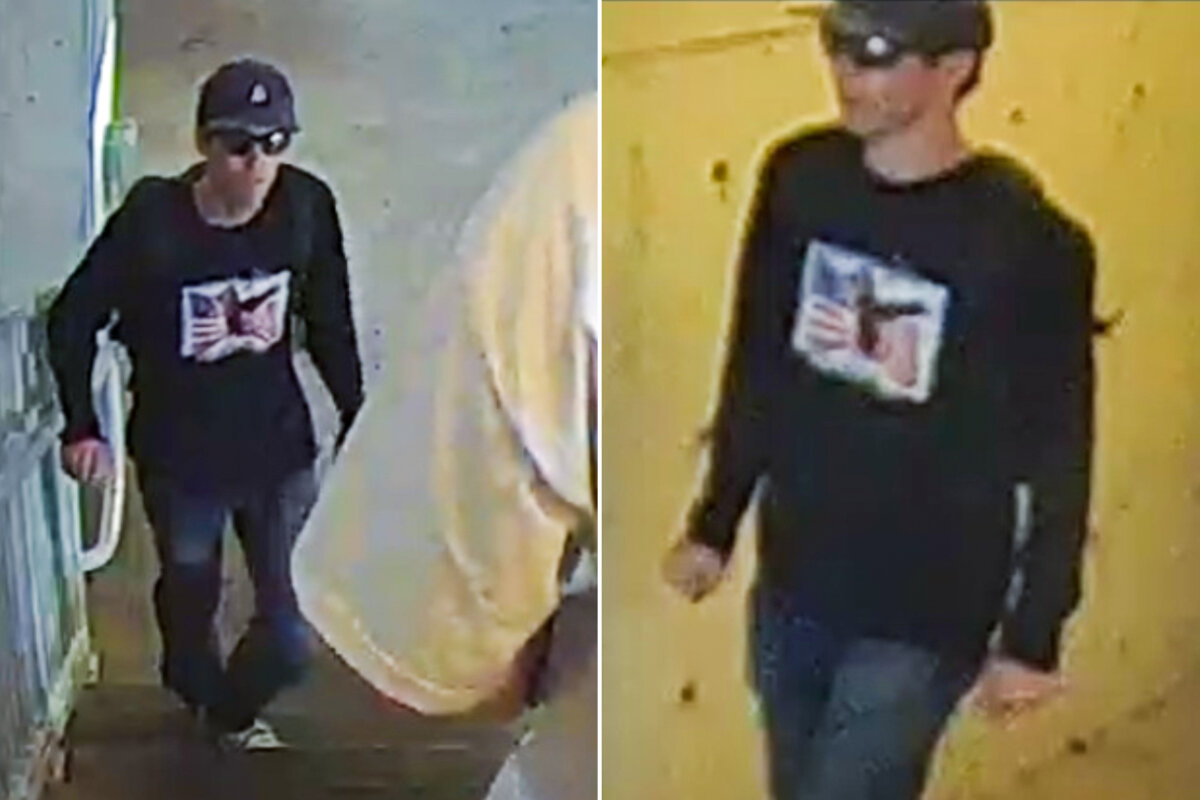 The FBI released photos, along with a message urging the public to help identify a "person of interest" in relation to the Sept. 10 fatal shooting of Charlie Kirk. (FBI)
