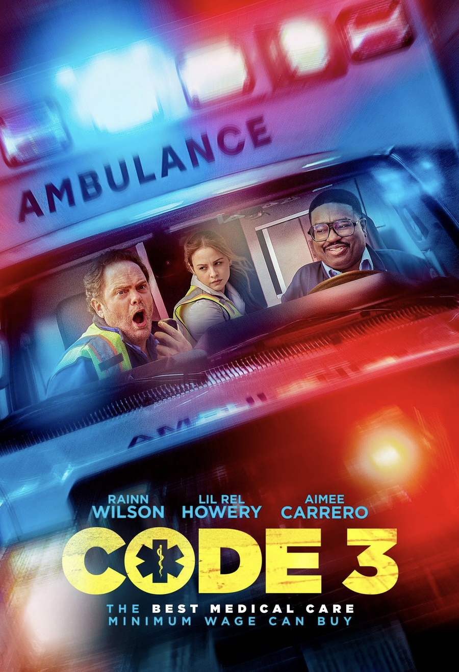 Promotional poster for "Code 3." (Wayfarer Studios)