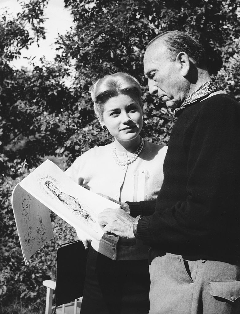 Dolores Hart and director Michael Curtiz