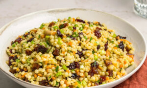 Israeli Couscous Salad With Dried Fruit