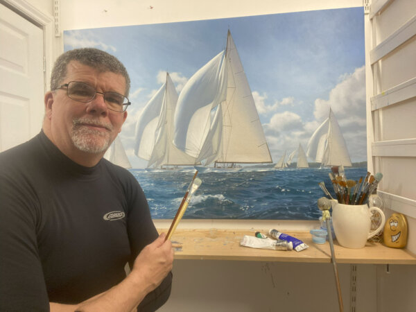 Yacht Racing on Canvas