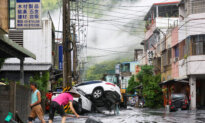 Taiwan Town Flooded After Typhoon