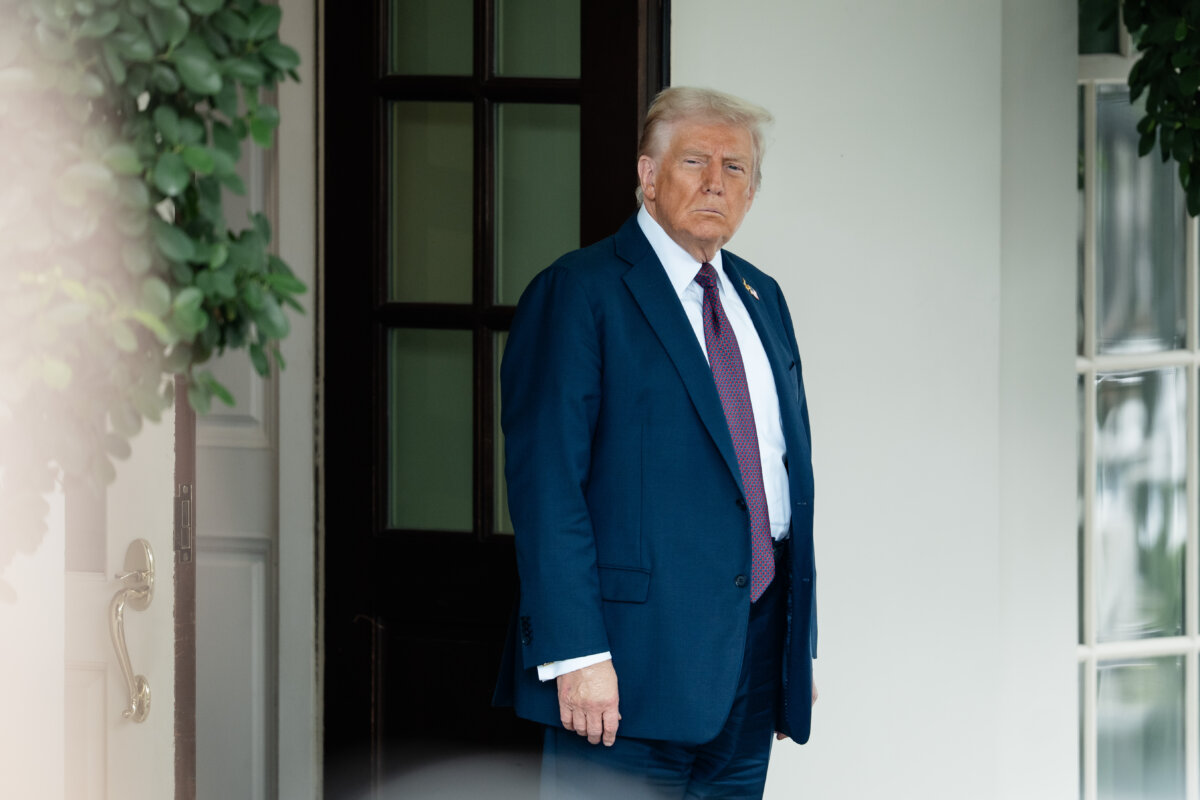 President Donald Trump at the White House in Washington on Sept. 29, 2025. (Madalina Kilroy/The Epoch Times)
