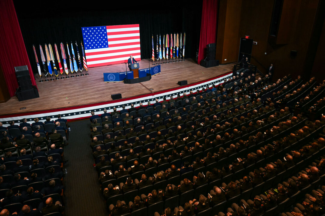 NextImg:Day in Photos: Trump Addresses Military Officers, Flooding In Spain, and Volcano Awakens in Ecuador