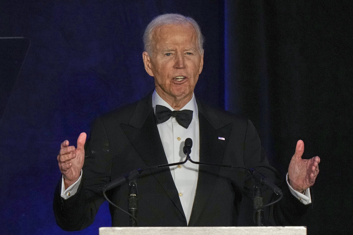 Former President Joe Biden speaks during the National Bar Association's 100th Annual Awards Gala in Chicago, on July 31, 2025. (Nam Y. Huh, File/AP Photo)