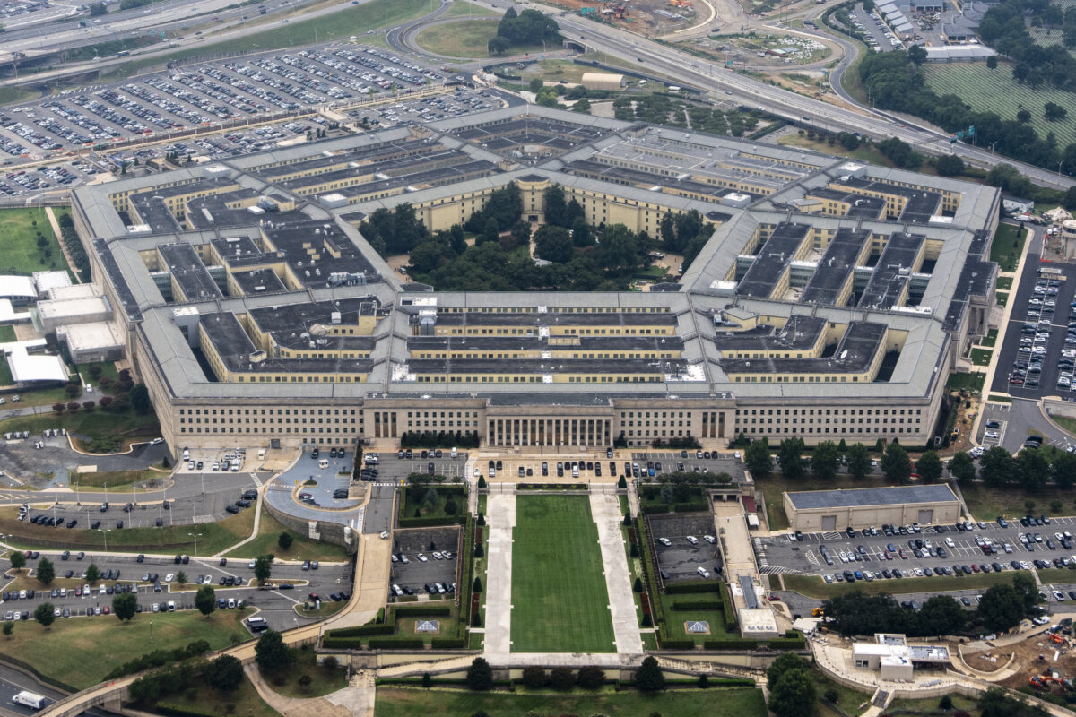 The Pentagon, the headquarters for the U.S. Department of War, in Arlington, Va., on Aug. 20, 2025. (Alex Brandon/AP Photo)