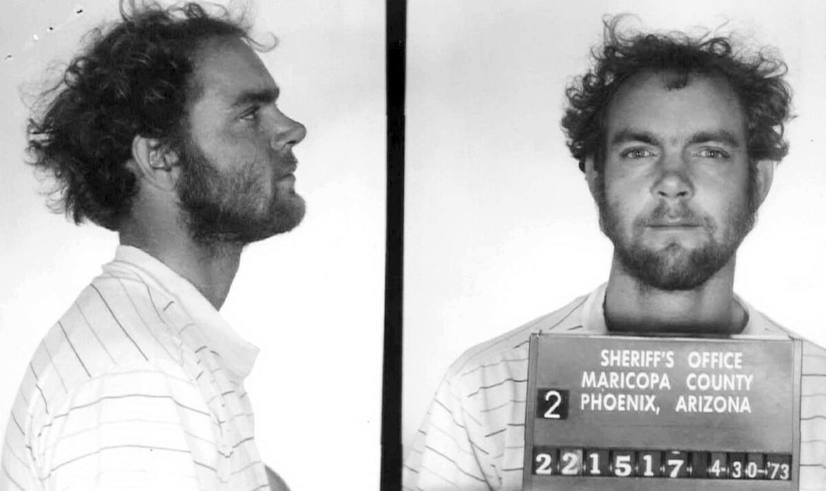 Terry Peder Rasmussen in a booking photo in 1973. (Maricopa County Sheriff's Office/New Hampshire Office of the Attorney General via AP)