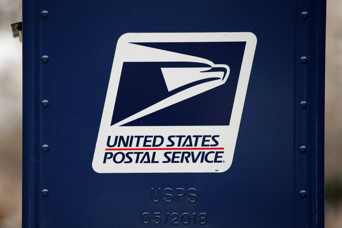 A U.S. Postal Service collection box is pictured in Washington on Dec. 18, 2024. (Benoit Tessier/Reuters)