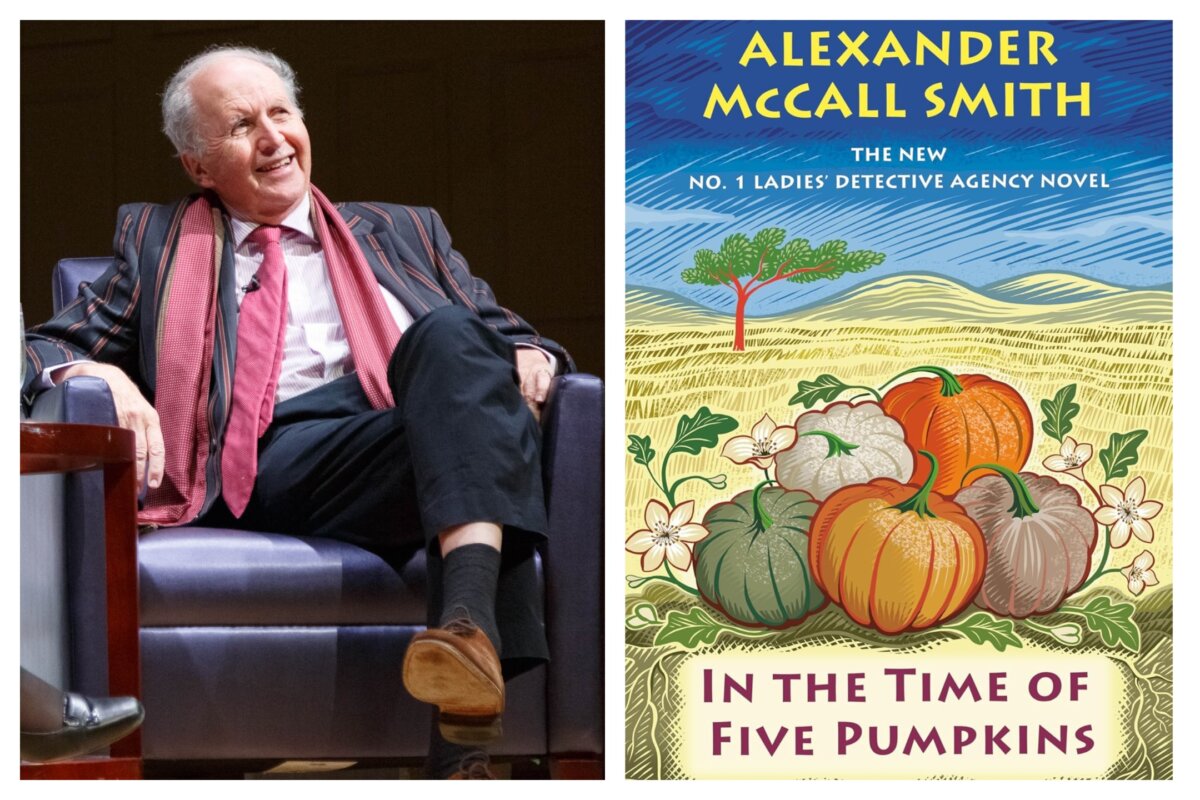 Alexander McCall Smith presents the 26th book, "In the Time of Five Pumpkins," in his popular series "The No. 1 Ladies' Detective Agency." (Library of Congress Life/CC0)