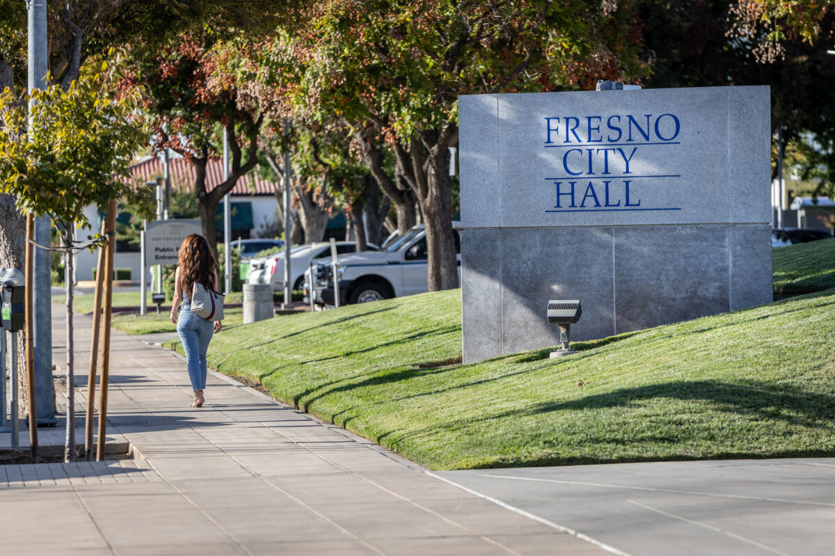 The city of Fresno, Calif., on Oct. 1, 2025. (John Fredricks/The Epoch Times)