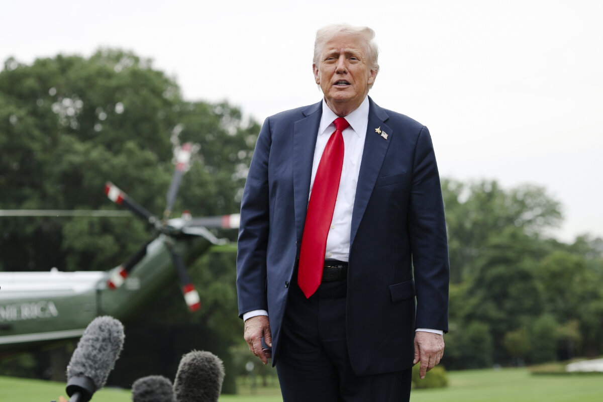 President Donald Trump in Washington on Sept. 30, 2025. (Win McNamee/Getty Images)