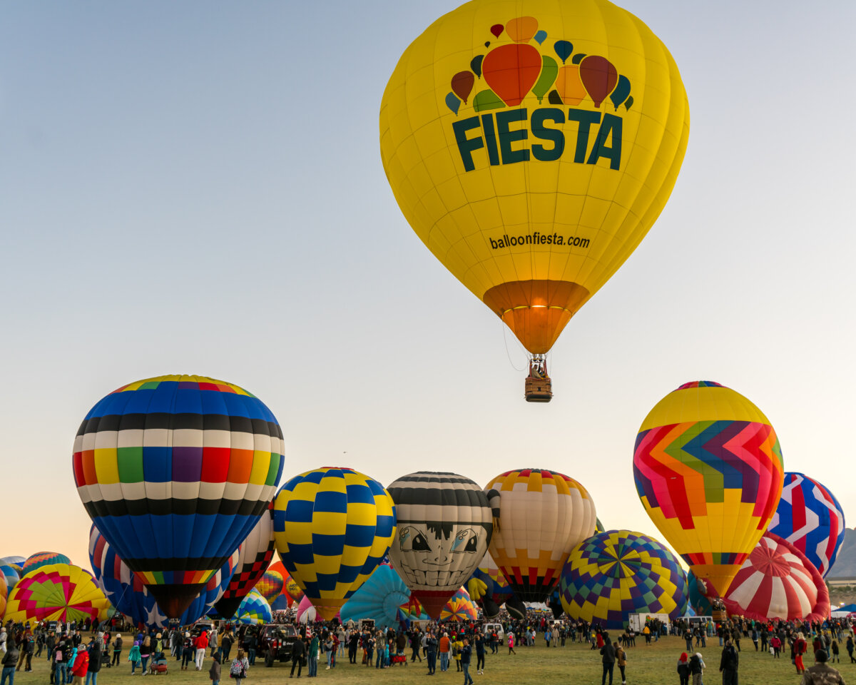 The International Balloon Fiesta in 2019. (Steve Lagreca/Shutterstock)