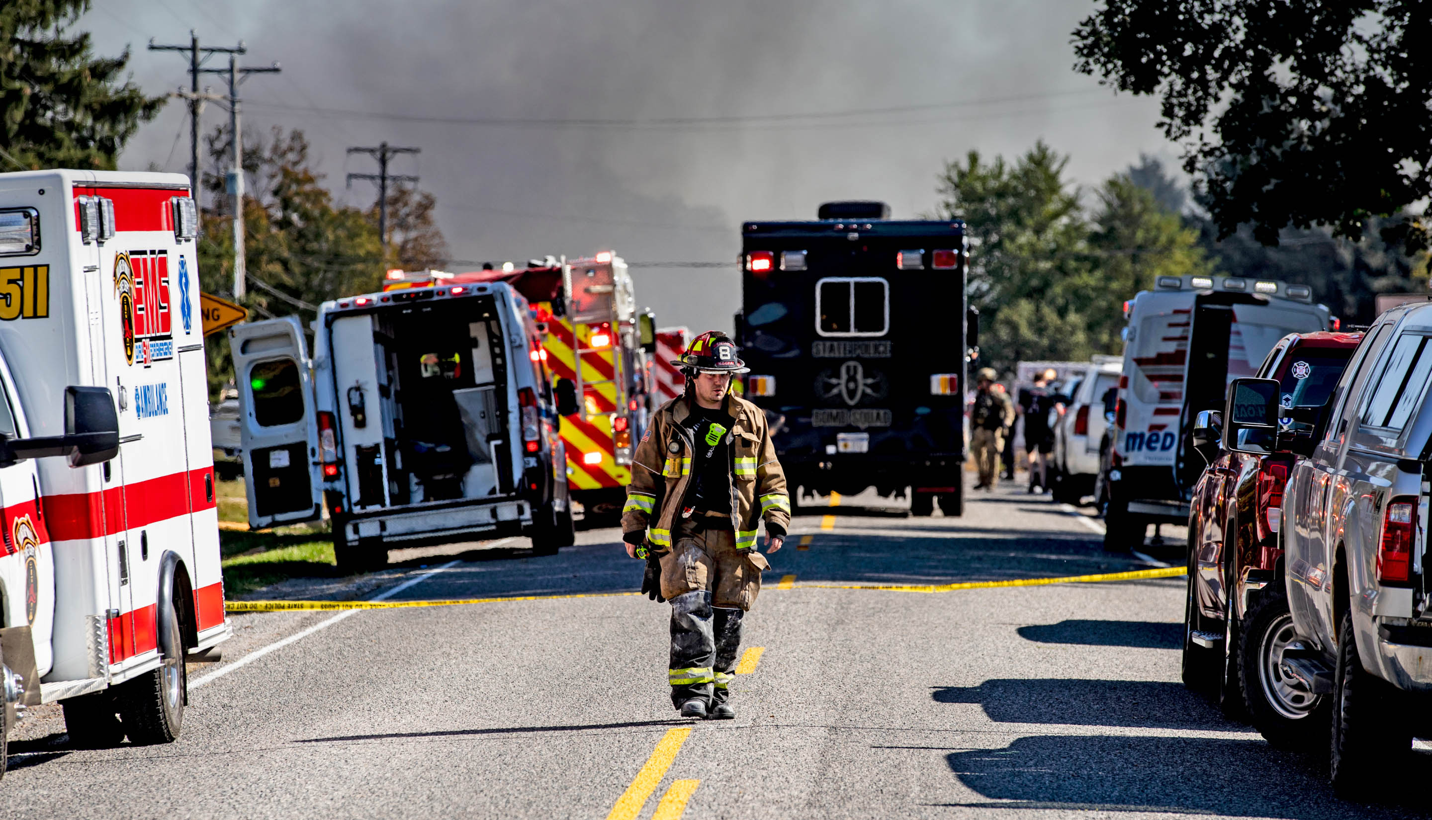 America in Photos: Shooting and Fire in Grand Blanc, UN General Assembly, and Protests in Portland