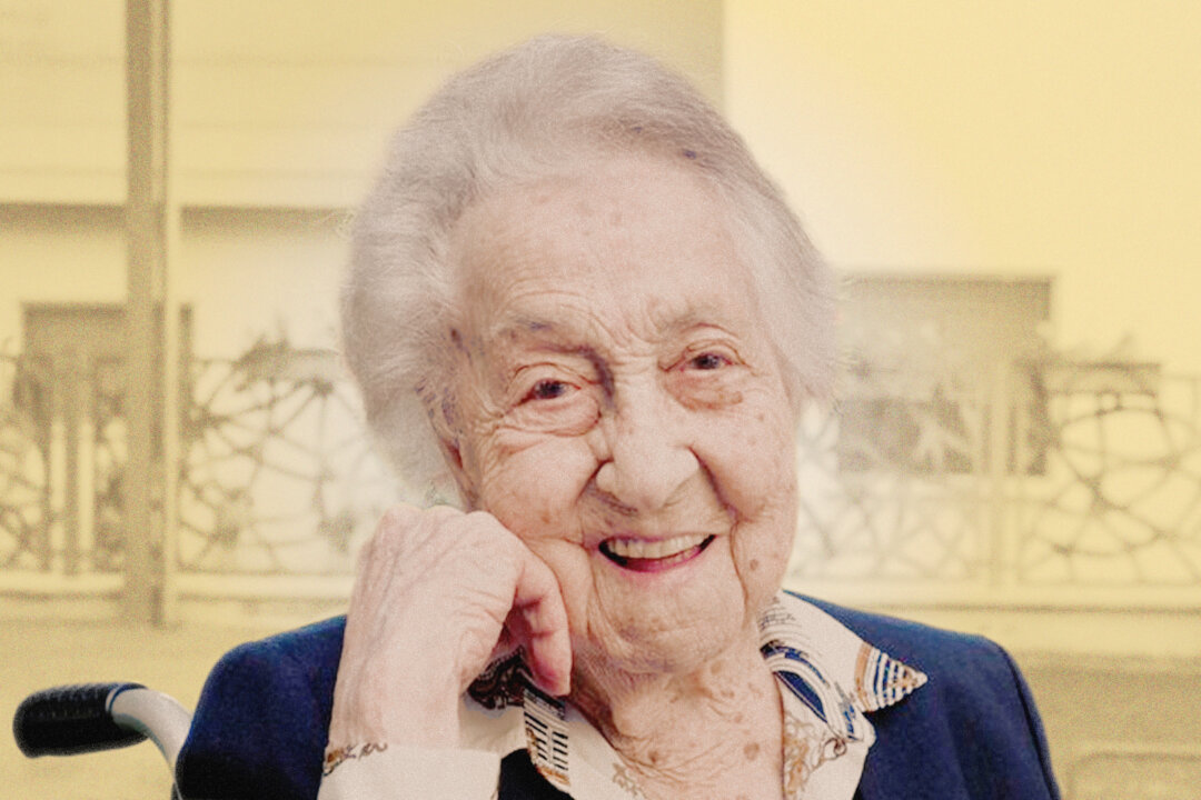 Maria Branyas Morera in 2019 at the age of 112. (Courtesy Manel Esteller/Maria Branyas family via Eloy Santos)