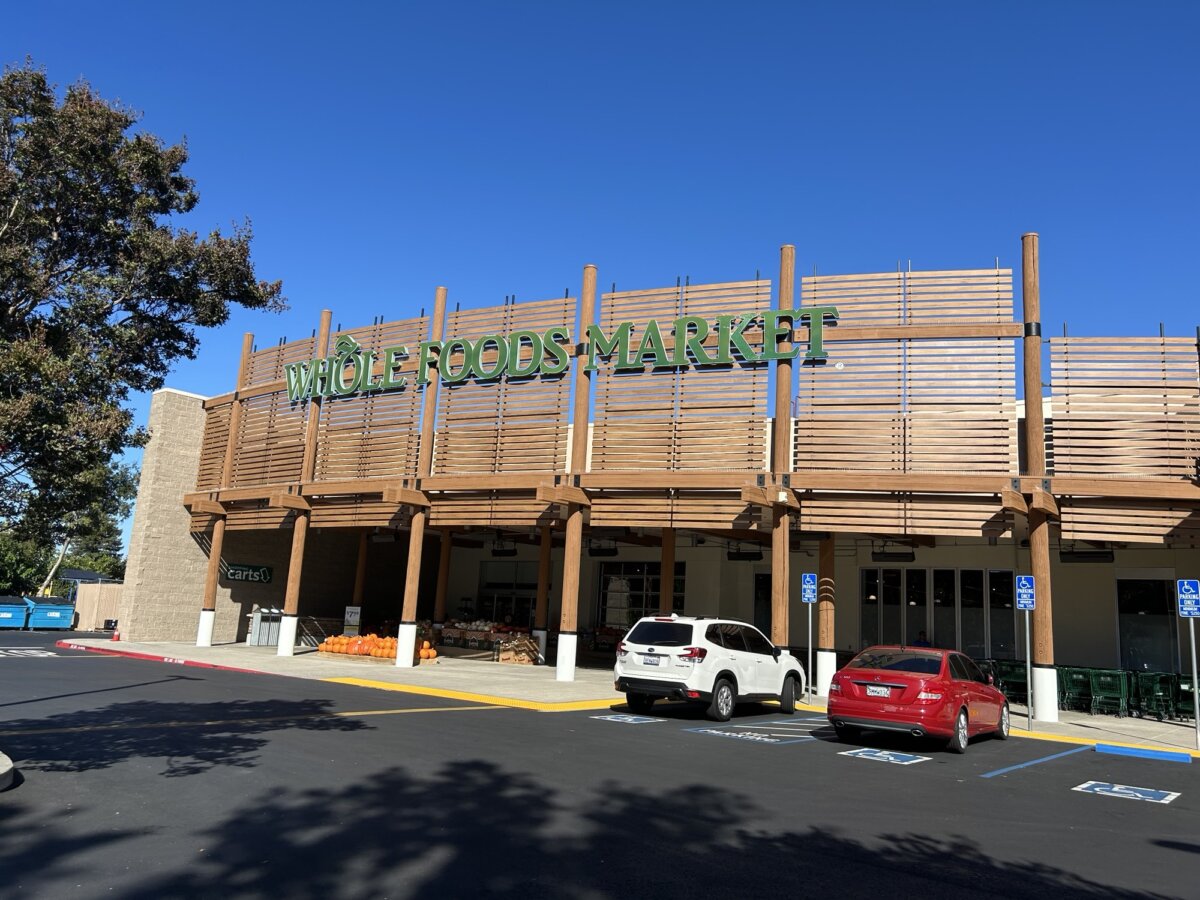 The reopened Whole Foods store in Cupertino, Calif., on Oct. 4, 2025. (Steve Ispas/The Epoch Times)