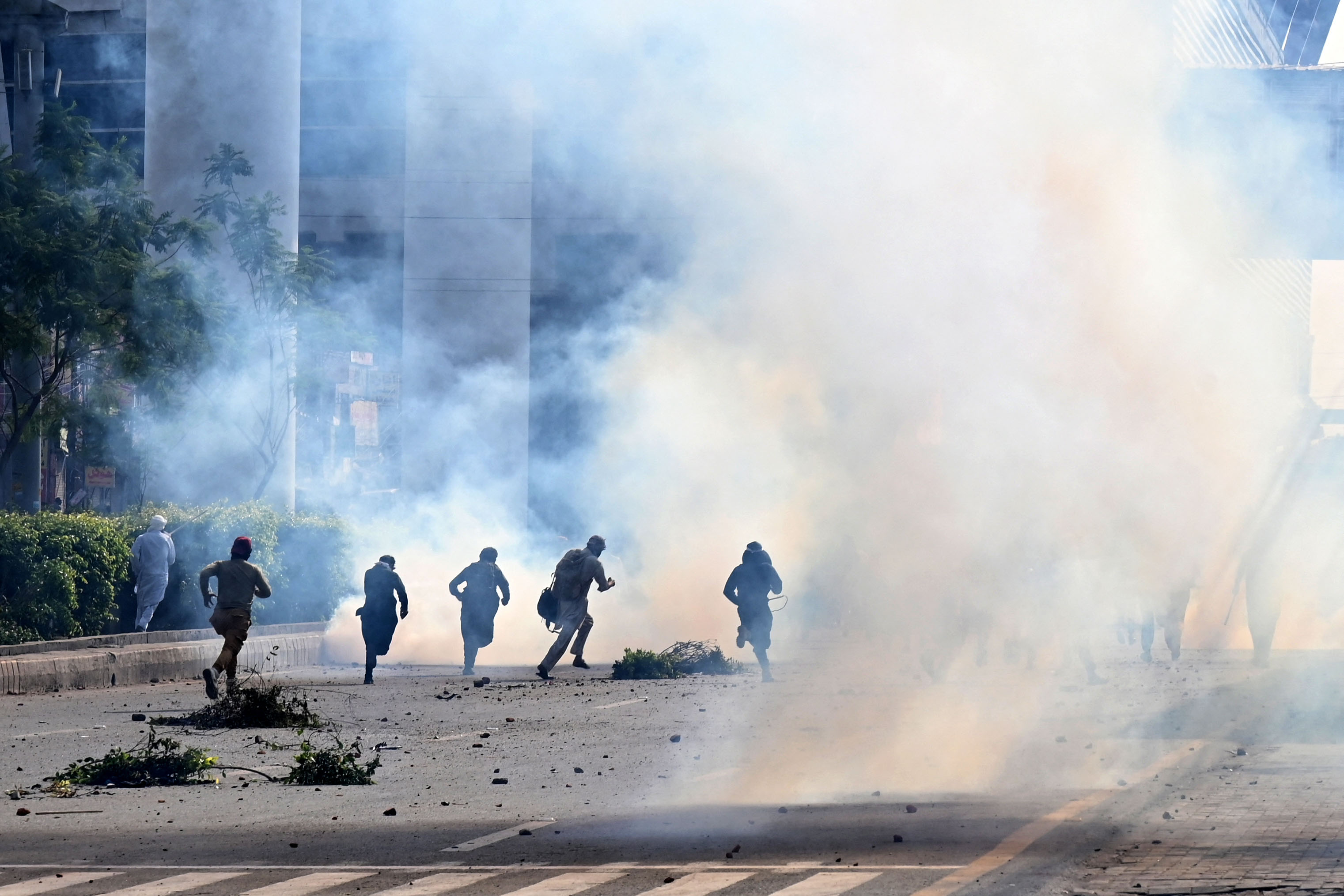 Day in Photos: Protests in Pakistan, Earthquake in Philippines, and Help for Ukrainian Children
