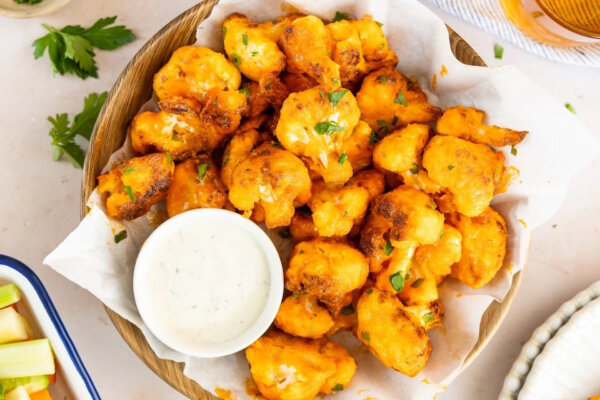 Buffalo Cauliflower Bites