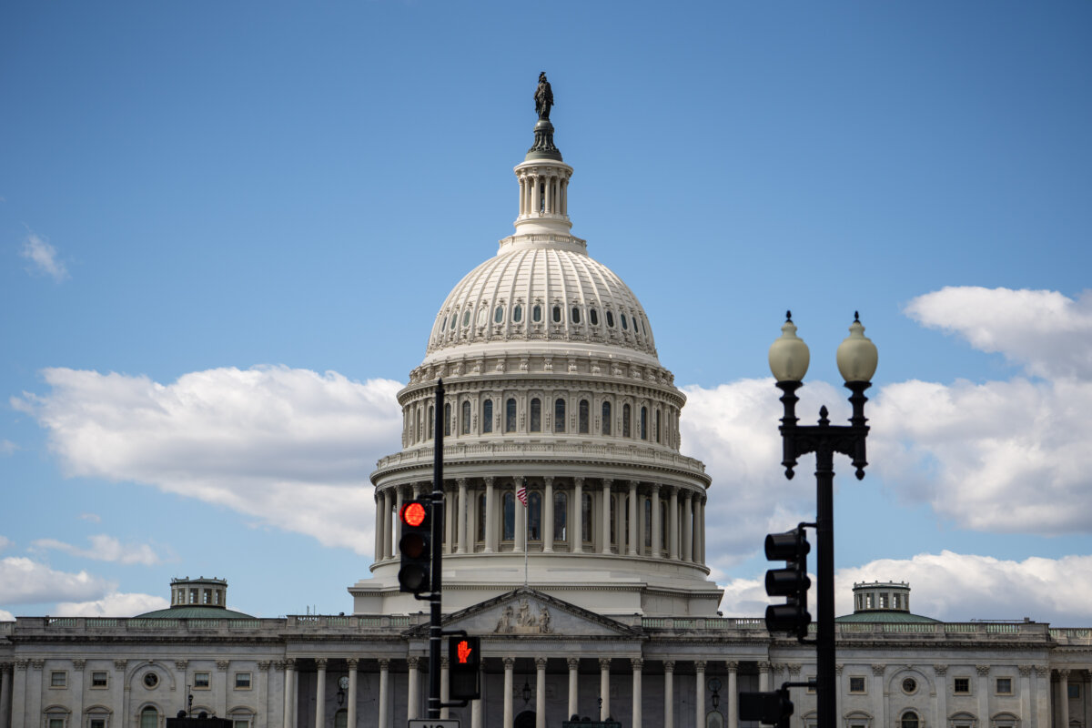 The U.S. Capitol building in Washington on Oct. 20, 2025. (Madalina Kilroy/The Epoch Times)