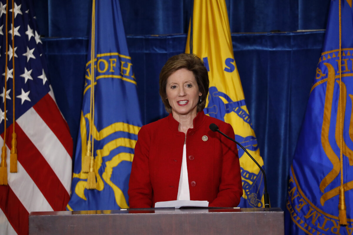 Rep. Vicky Hartzler (R-Mo.) speaks at a news conference announcing a new division on Conscience and Religious Freedom at the Department of Health and Human Services in Washington on Jan. 18, 2018. (Aaron P. Bernstein/Getty Images)