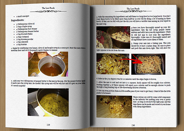 Inside The Lost SuperFoods book