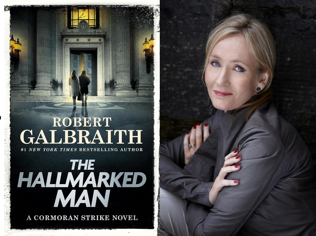 "The Hallmarked Man" by Robert Galbraith (J.K. Rowling) is the eighth book in the popular 'Cormoran Strike' series. (Mulholland Books)