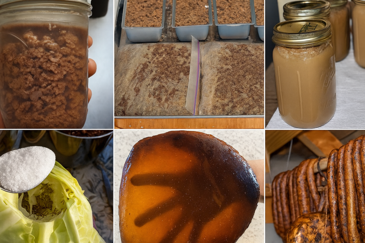 Different methods of food preservation