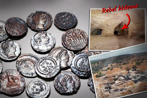 Excavations Uncover Hoard of 1,600-Year-Old Bronze Coins at Underground Rebel Hideout in Israel