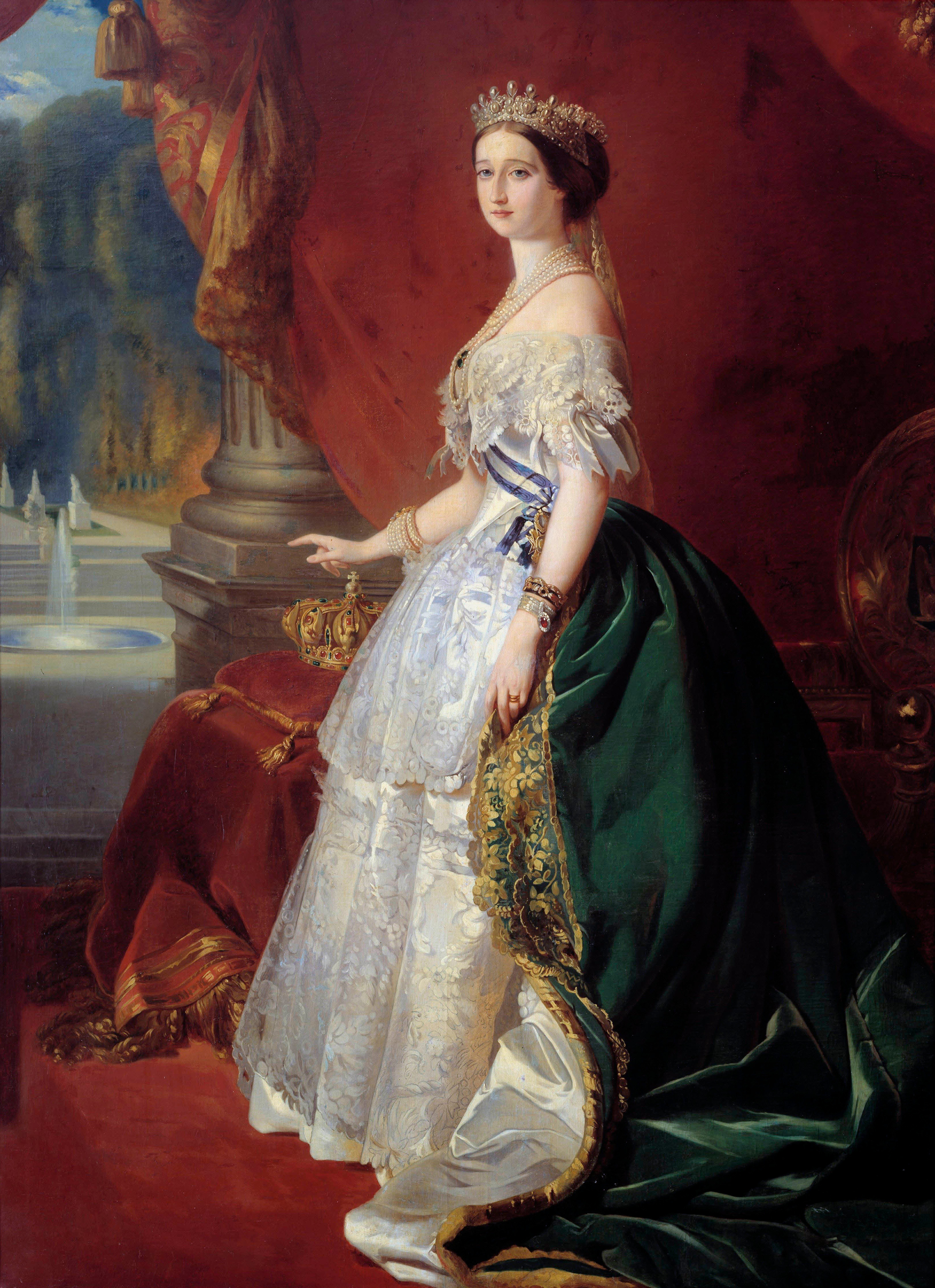 Portrait of Empress Eugénie in Court Dress