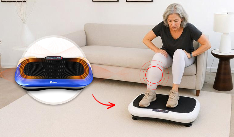 LifePro’s Vibration Therapy Plate relieves pain, helps you lose weight, and rebuild strength, and so much more – in just 10 minutes a day. (Source: LifePro)