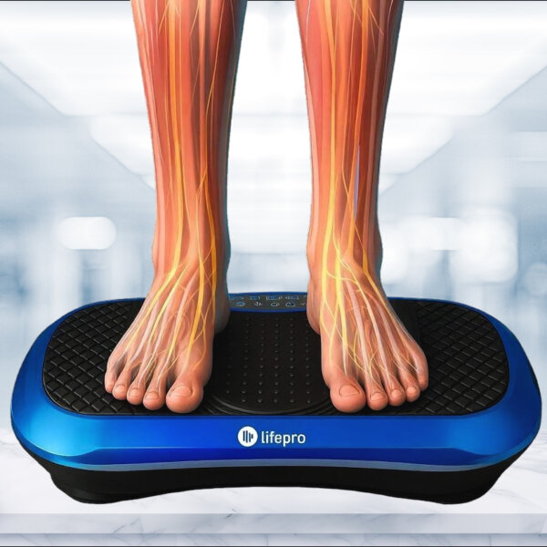 LifePro’s Vibration Therapy Plate relieves pain, helps you lose weight, and rebuild strength, and so much more – in just 10 minutes a day!