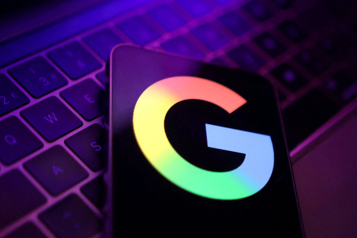 The new Google logo is seen in this illustration taken on May 13, 2025. (Dado Ruvic/Reuters)