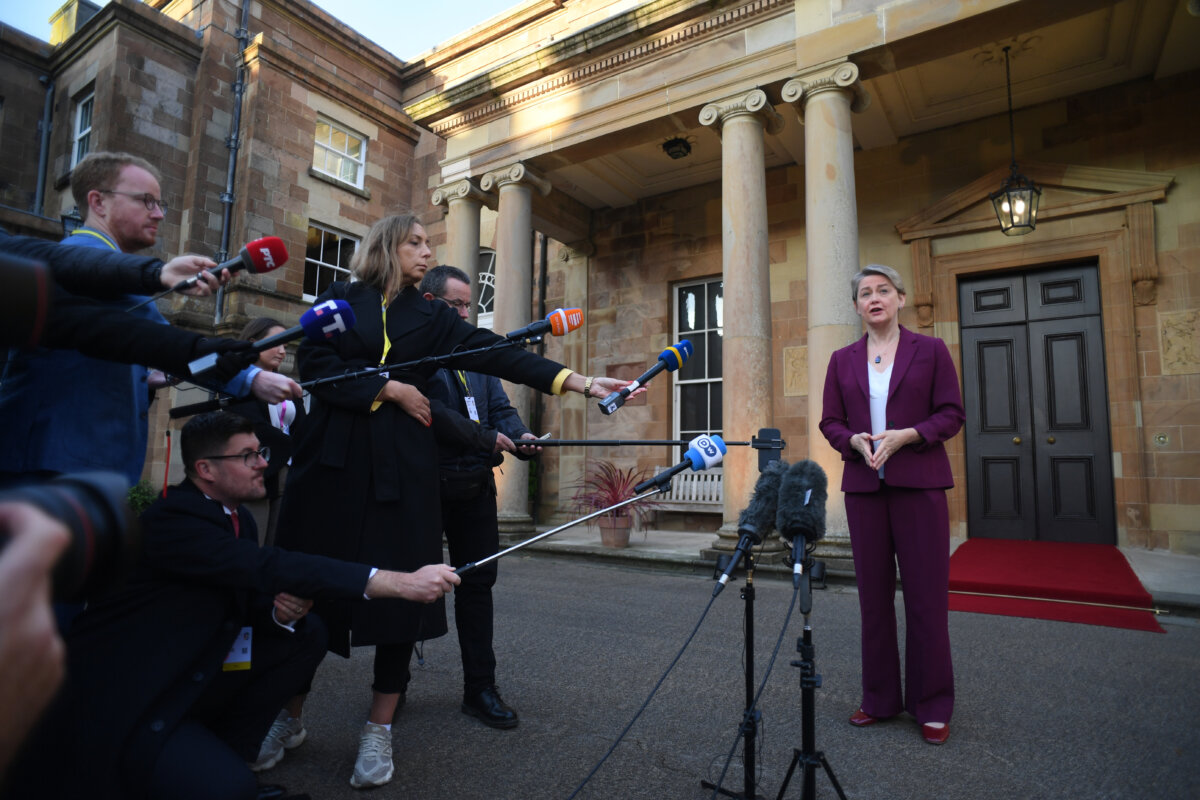Foreign Secretary Yvette Cooper hosted the Western Balkans summit in Northern Ireland (Charles McQuillan/PA)