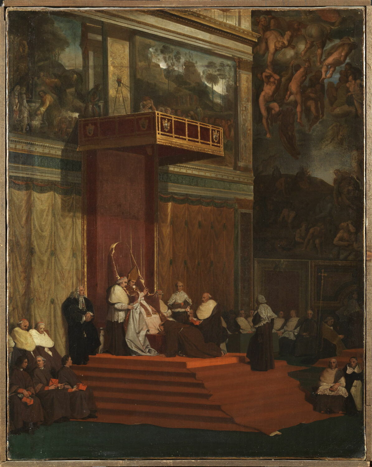 “Pius VII in the Sistine Chapel” (1800–1825)