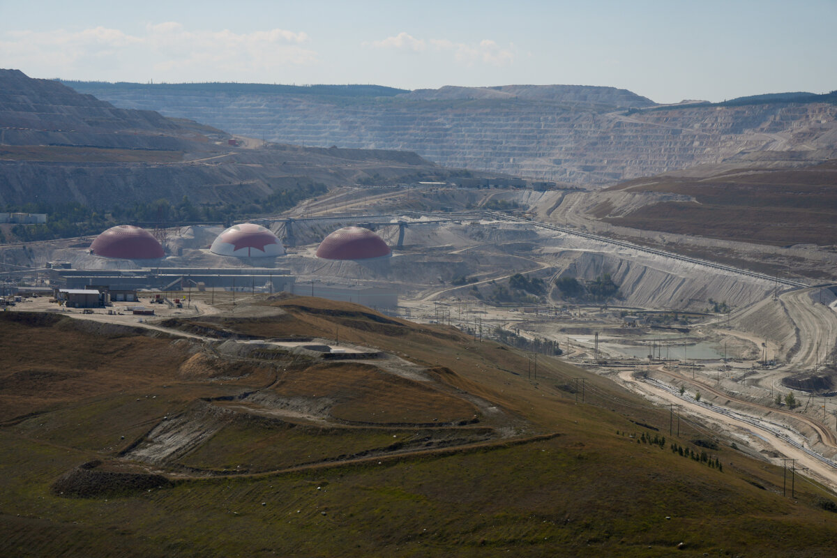 Teck Resources' Highland Valley Copper Mine is seen near Logan Lake, B.C., on Sept. 11, 2025. (The Canadian Press/Darryl Dyck)