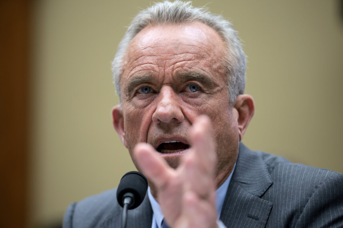 HHS Secretary Robert F. Kennedy Jr. testifies before the House Energy and Commerce Committee Health Subcommittee in the Rayburn House Office Building in Washington on June 24, 2025. (Kayla Bartkowski/Getty Images)