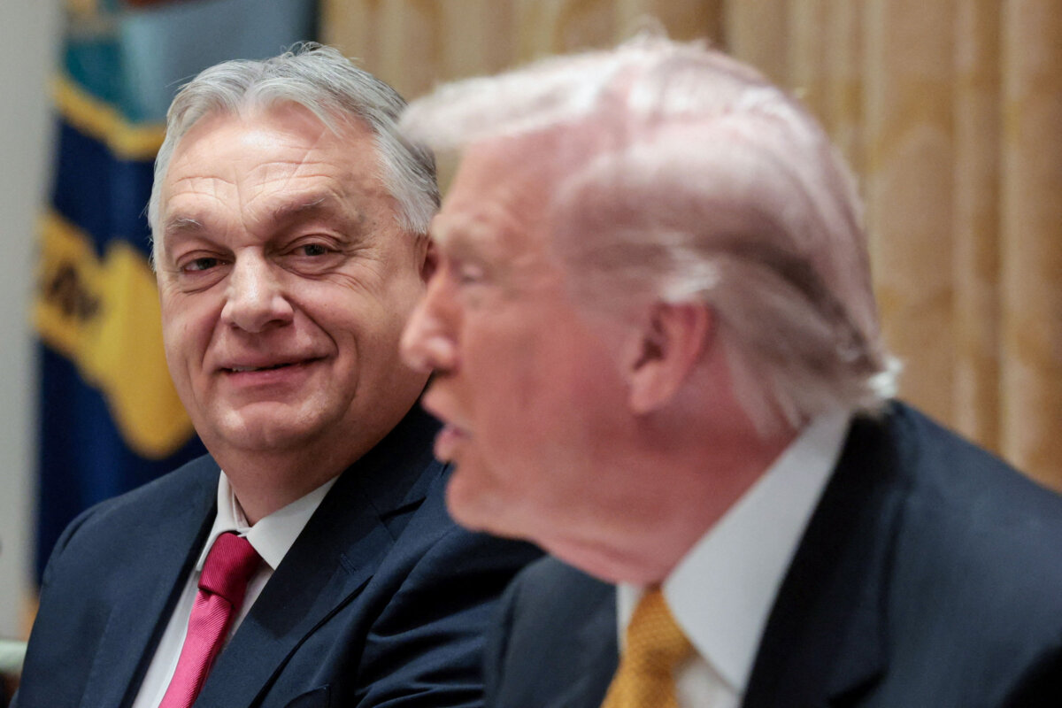 Hungary's Prime Minister Viktor Orban attends a bilateral lunch hosted by U.S. President Donald Trump, at the White House in Washington, D.C., on November 7, 2025. (Jonathan Ernst/Reuters)