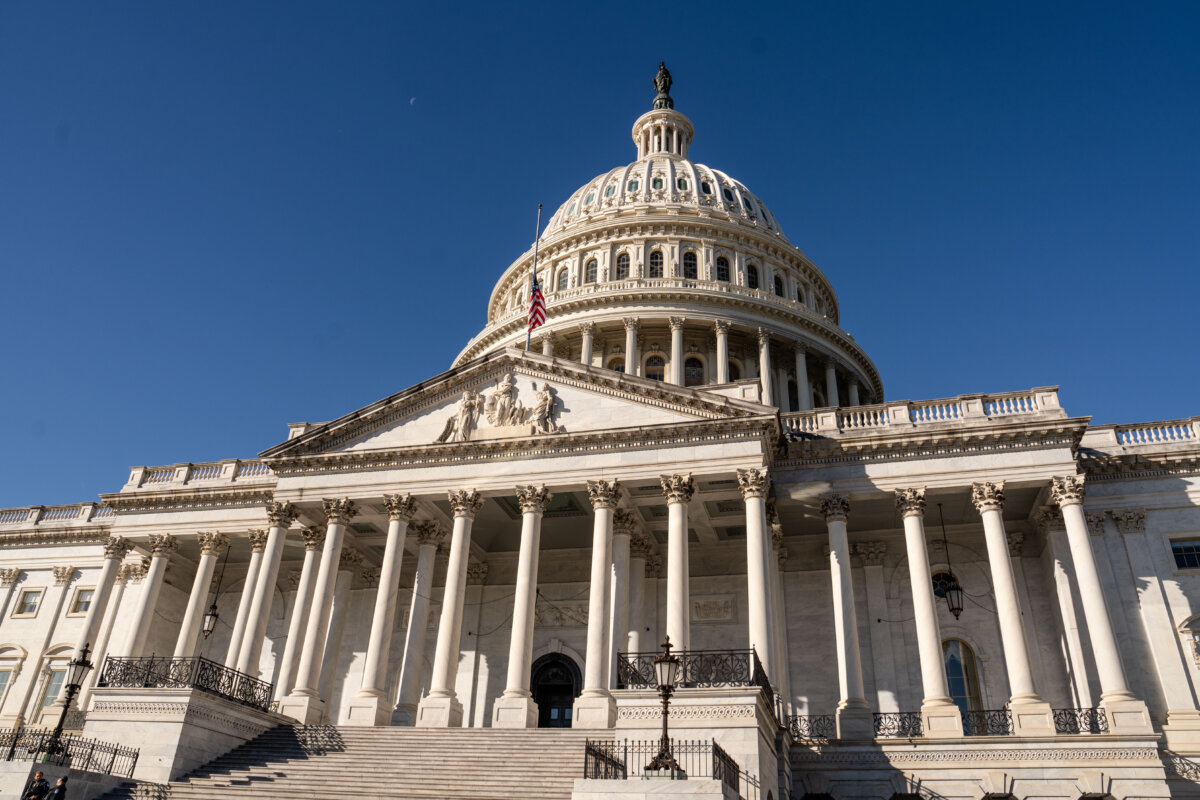 The U.S. Capitol building in Washington on Nov. 13, 2025. (Madalina Kilroy/The Epoch Times)