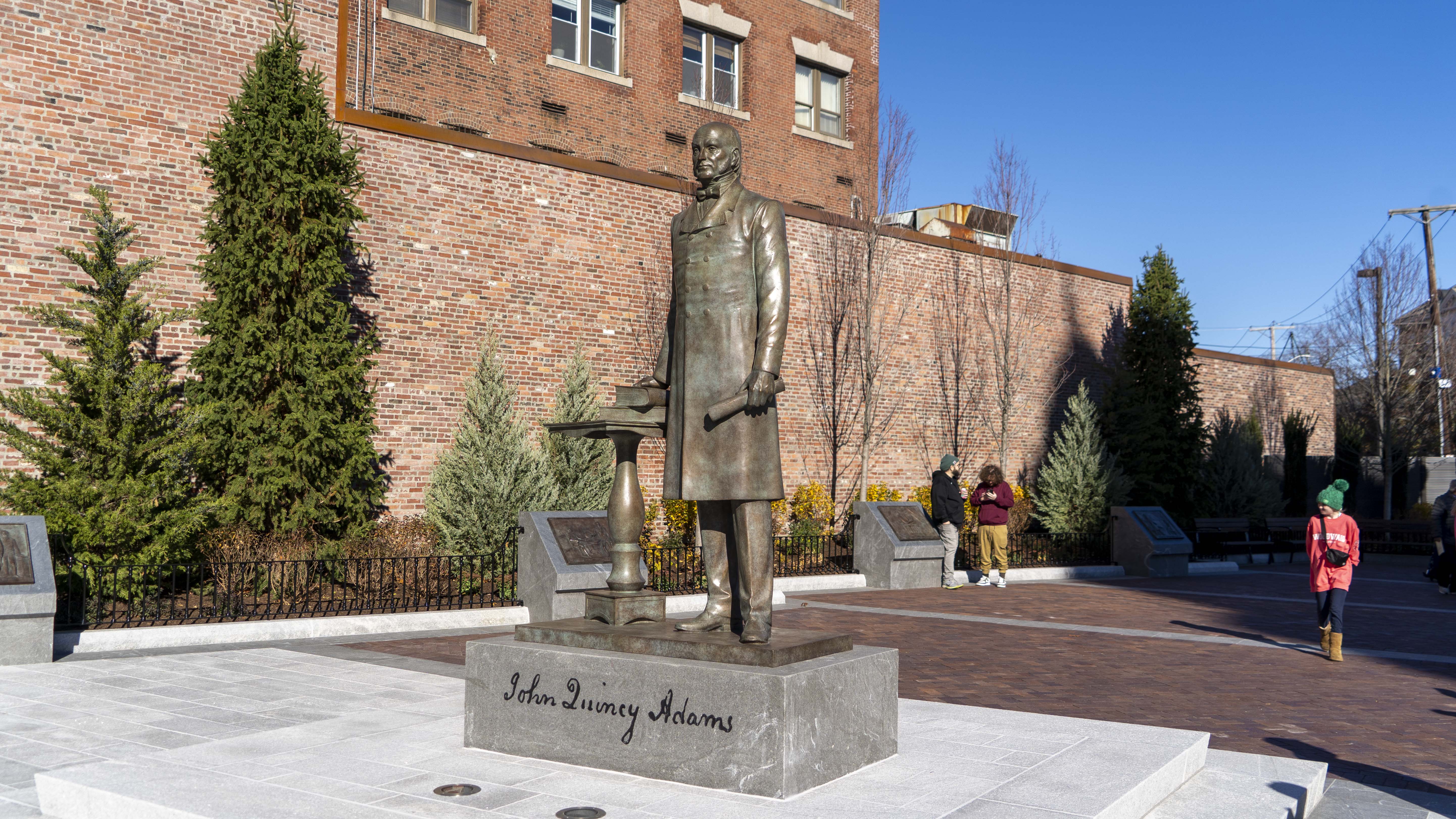 John Quincy Adams Park in Quincy, Massachusetts, Opens to Honor 6th US ...