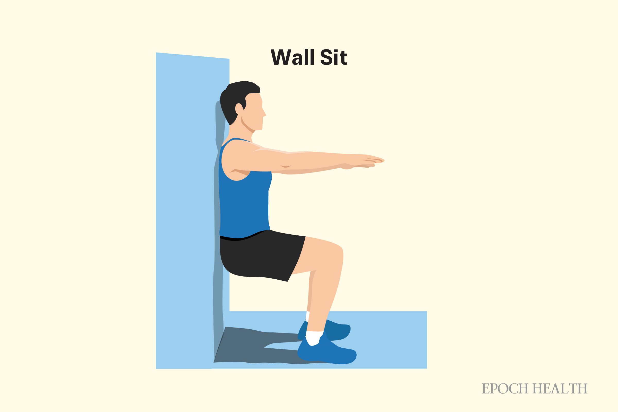 Wall Sit. (The Epoch Times)
