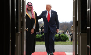 Trump and First Lady Host Dinner for Crown Prince of Saudi Arabia
