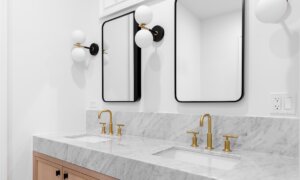 A Cultured Marble Bathroom Is Stunning