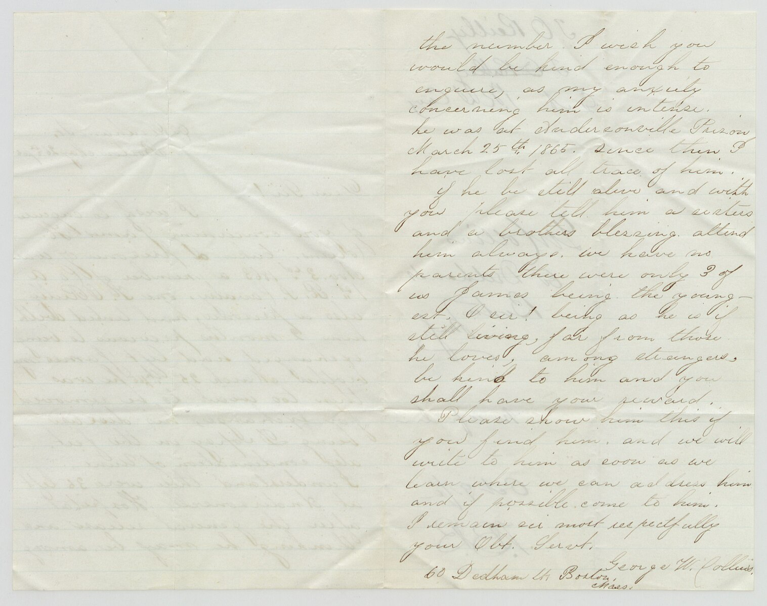 Missing soldier letters