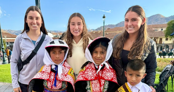 The Ross sisters have developed character and compassion through helping others. (Courtesy of the Ross family)