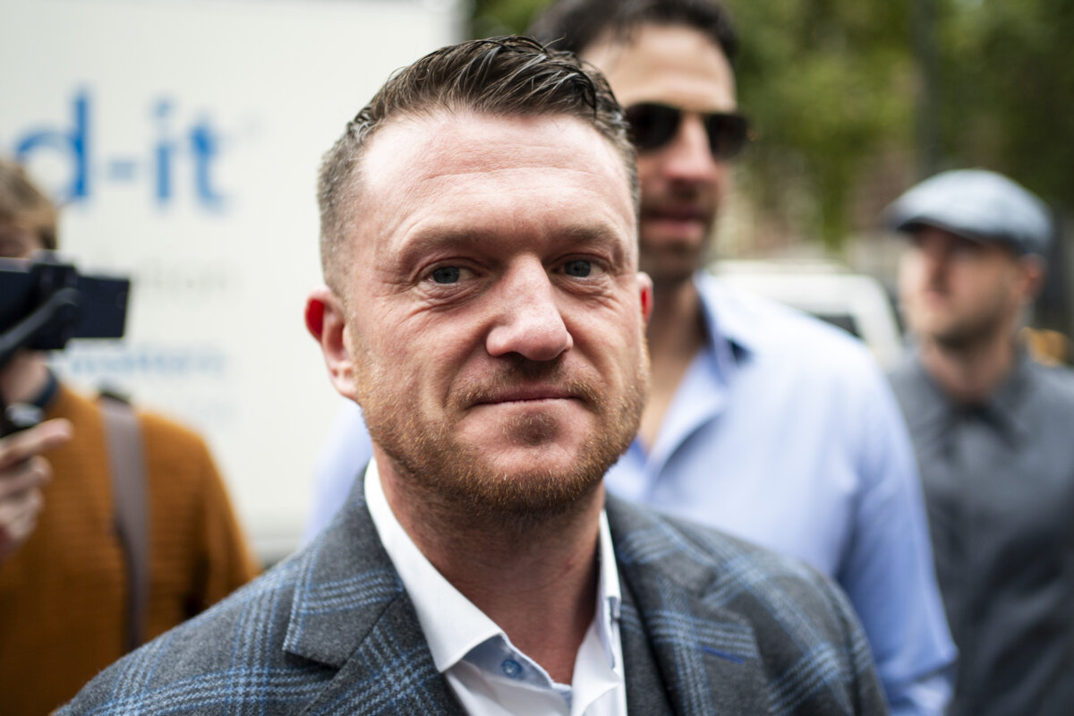 Tommy Robinson was on trial at Westminster Magistrates’ Court (Ben Whitley/PA)