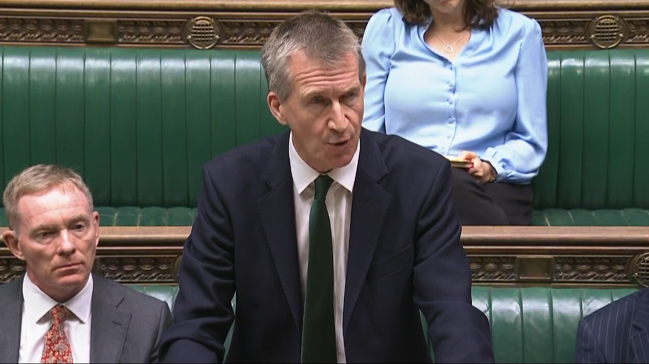 British Security Minister Delivers Statement on China Embassy